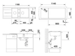 Blanco Metra 8 - Silgranit Spoelbak, 1160x500 Mm, Antraciet 513071 -Philips Verkoop 05673d79ad8420b5a8d8e638