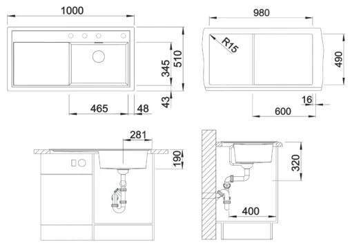 Blanco Zenar XL 6 - Silgranit Spoelbak, 1000x510 Mm, Met Accessoires, InFino, Grijze Rots 523955 -Philips Verkoop 0fb9e13a542c38bdac1078a5