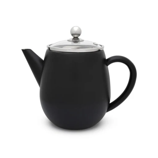 Bredemeijer Theepot 1,1L Duet Eva Mat Zwart -Philips Verkoop 101 5861 1