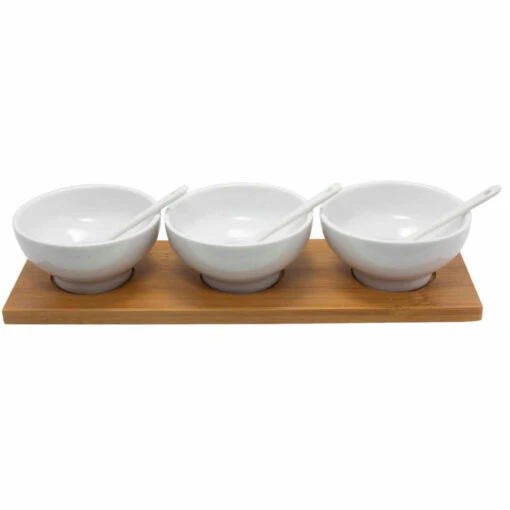 Merkloos Aperitief Set 7 Delig Met Hout Plank -Philips Verkoop 101 7245 1