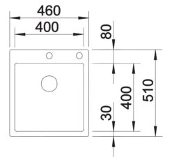 Blanco Claron 400 - Spoelbak, 460x510 Mm, InFino, Rvs 521632 -Philips Verkoop 177f0d9561ef135abe7a6501