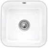 Villeroy & Boch Spoelbakken - Keramische Spoelbak 445x445 Mm Incl. Afvoergarnituur, CeramicPlus, Alpine Wit 670301R1 -Philips Verkoop 19876d3f2d09c99e58cd848a