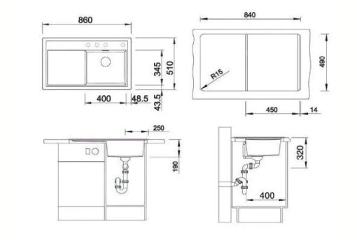 Blanco Zenar 45 - Silgranit Spoelbak, 860x510 Mm, Draaiknopbediening, Antraciet 523850 -Philips Verkoop 2e1bd17af4fec19d606e9335