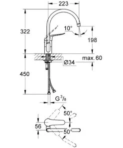 Grohe Euroeco Special - Eengreeps Keukenkraan, Chroom 32786000 -Philips Verkoop 3f5a99af7ffee9946490e9c4