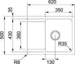 Franke Sets - Keukenset T29, OID 611-62 Tectonite Spoelbak, Zwart + FP 9000 Keukenkraan, Onyx NEW 114.0366.037 -Philips Verkoop 3f8d056cc860fb2748981e16