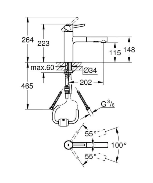 Grohe Concetto - Keukenkraan, Supersteel 30273DC1 -Philips Verkoop 4710547cd014dc0129ef1360