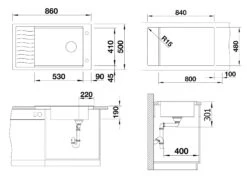 Blanco Elon XL 8 - Silgranit Spoelbak, 860x500 Mm, Met Accessoires, Aluminium 524872 -Philips Verkoop 56086eaa627e666ddebf6ab8