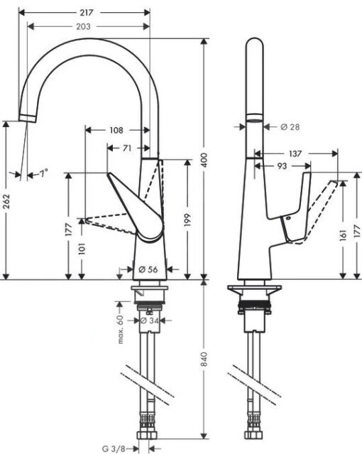 Hansgrohe Talis M51 - Keukenkraan, EcoSmart, Chroom 72816000 -Philips Verkoop 76277eb7a6a651a5ace1eca7