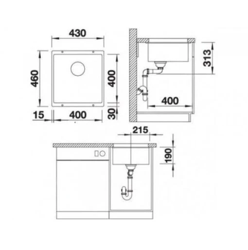 Blanco Rotan 400 - Silgranit Spoelbak, 430x460 Mm, Antraciet 521332 -Philips Verkoop 7bf975e59bc6fe6723f6b4c9