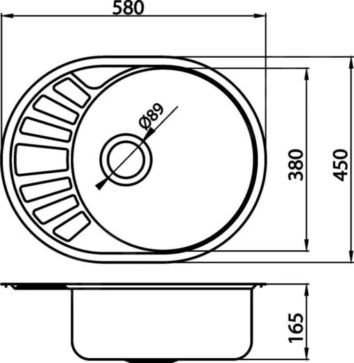 Novaservis Spoelbakken - Spoelbak 450x580 Mm, Rvs DR45/58 -Philips Verkoop 7ee9bfe79baf43bebb8911d6