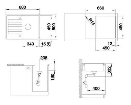 Blanco Zia 45 - Silgranit Spoelbak, 680x500 Mm, Compact, Coffee 524730 -Philips Verkoop 82fd91dd4c8adbe0fb85643a