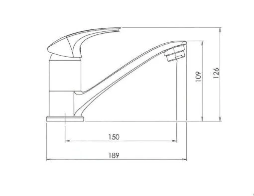 Novaservis Metalia Eco+ - Keukenkraan ECO+, Chroom 57096,0E -Philips Verkoop a44053c7a62d3b1d20a58ac9