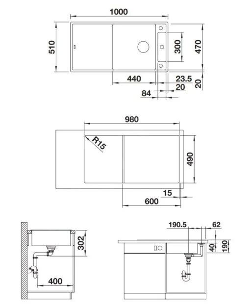 Blanco Axia III XL 6 - Silgranit Spoelbak, 1000x510 Mm, Met Accessoires, InFino, Wit 523504 -Philips Verkoop aafabb6d5d4c4ff1fe5bba65