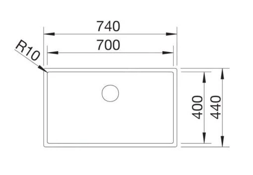 Blanco Claron 700 - Spoelbak, 740x440 Mm, InFino, Rvs 521581 -Philips Verkoop d4367f0ab3de7ad27b7f1a75