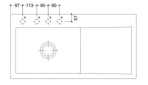 Villeroy & Boch Subway Style 60 - Keramische Spoelbak 100x51 Cm, CeramicPlus, Alpine Wit 336201R1 -Philips Verkoop eac895687a09df279ff68ebd