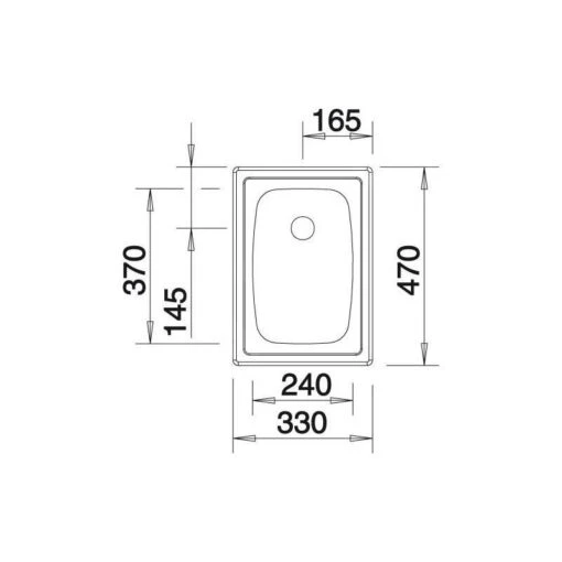 Blanco Top EE - Spoelbak, 330x470 Mm, Rvs 501067 -Philips Verkoop faabf6c792a2ec9fd5a63774